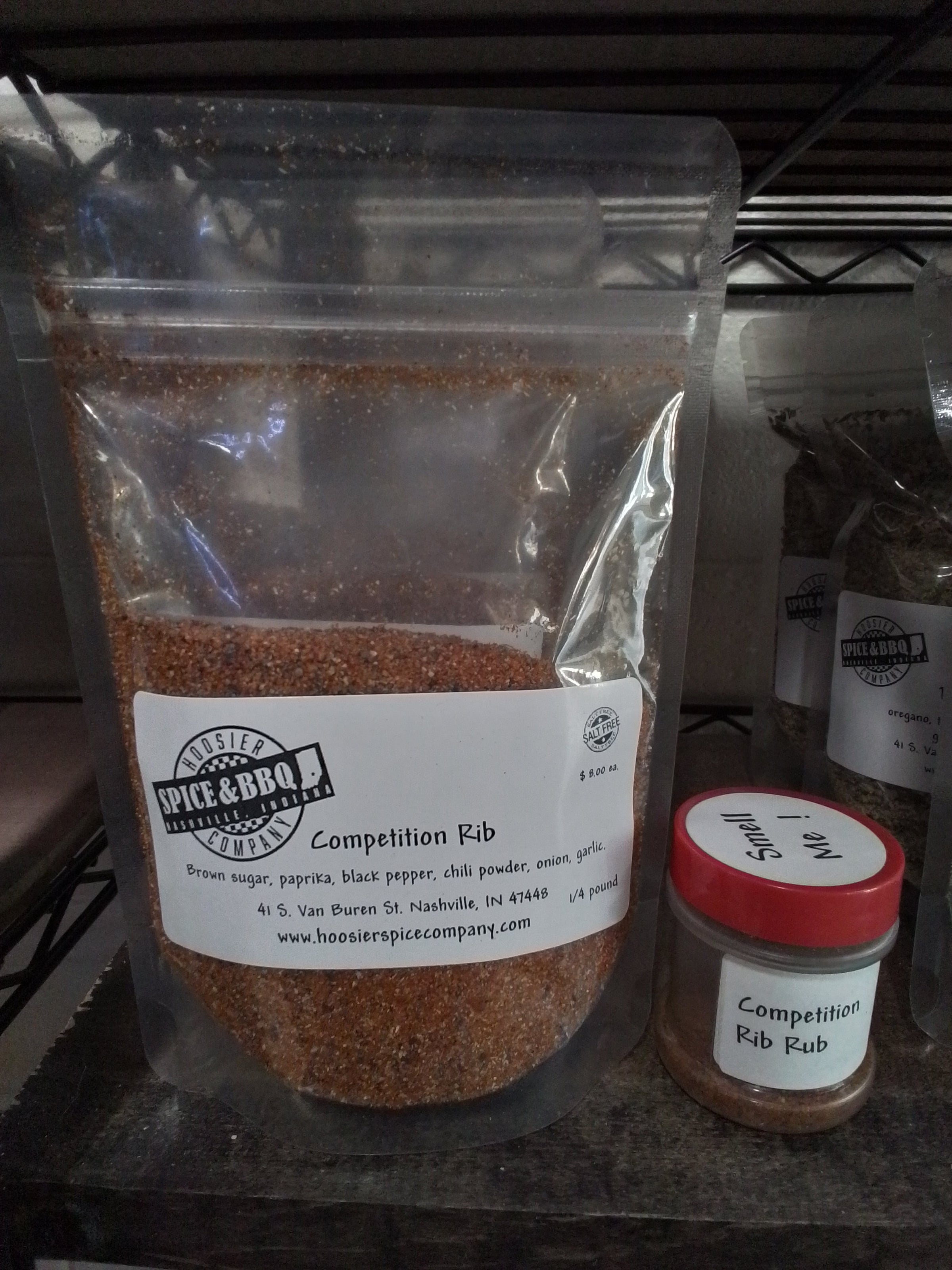 Competition Rib Rub Hoosier Spice and BBQ Company