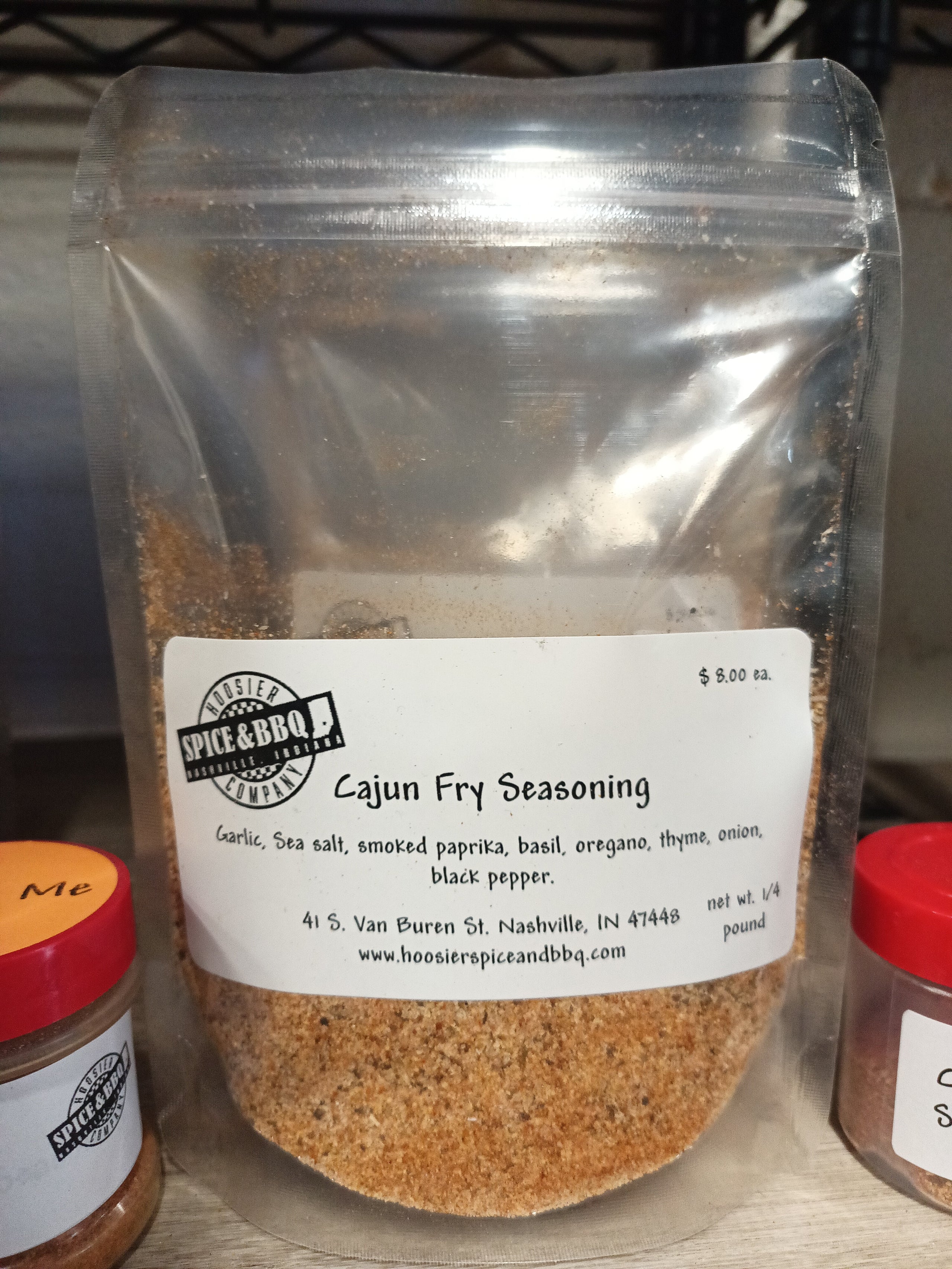 Cajun Fry Seasoning Hoosier Spice and BBQ Company